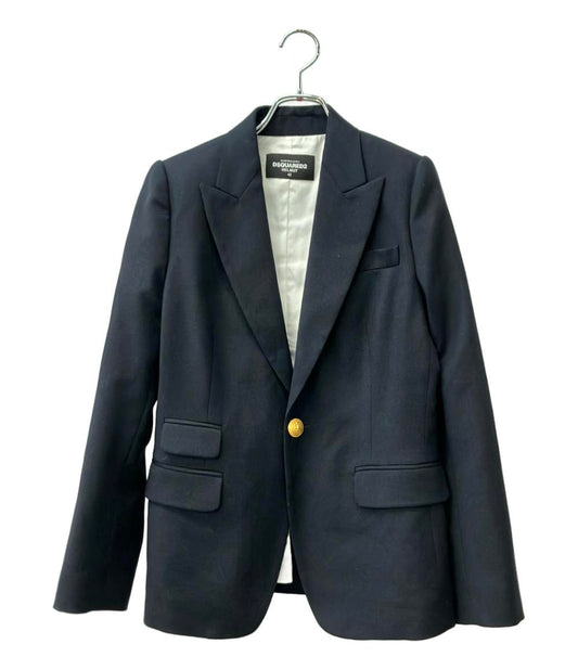 美品 DSQUARED2 テーラードジャケット 金ボタン S75BN0630 レディース SIZE 42 (M) ディースクエアード