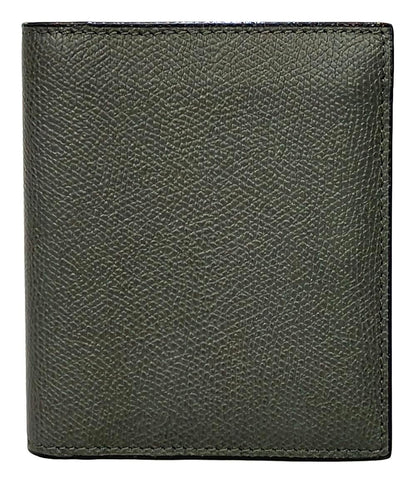 美品 ヴァレクストラ 二つ折り財布 メンズ Valextra