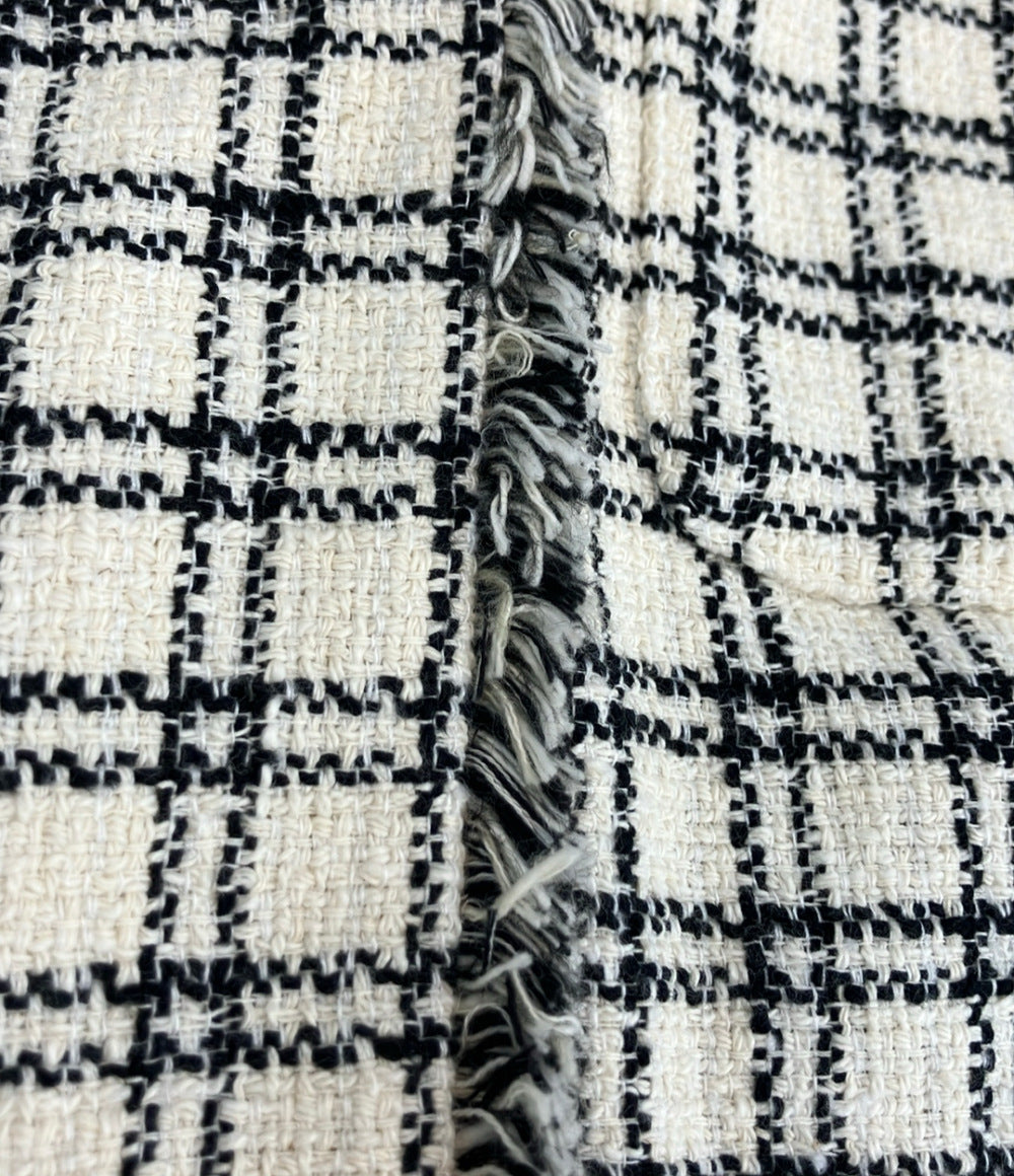 Max Mara Weekend ツイード ノーカラーコート レディース SIZE 40 マックスマーラウィークエンド