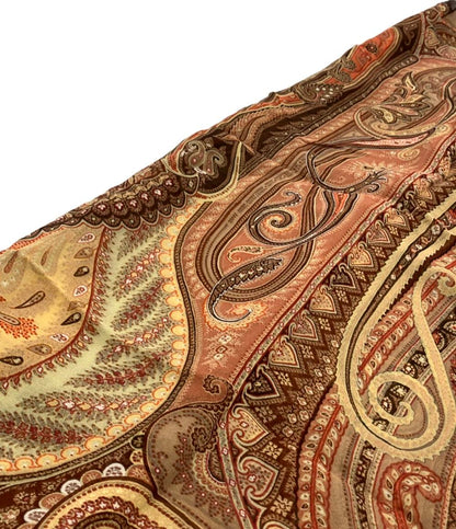 エトロ シルクストール シルク 100% ペイズリー柄 レディース ETRO