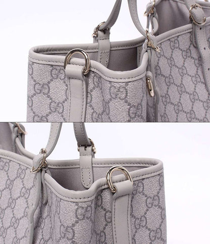 美品 GUCCI スモール トートバッグ 2WAY ハンドバッグ ショルダーバッグ 肩掛け 斜め掛け GGエンブレム 815214 520981 レディース グッチ