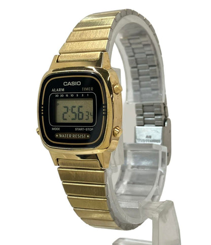 CASIO 腕時計 クオーツ ブラック LA670W レディース カシオ