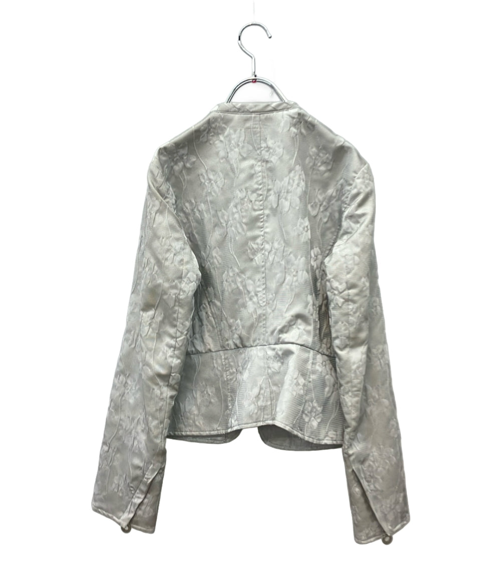 アルマーニコレッツォーニ ノーカラージャケット レディース SIZE 38