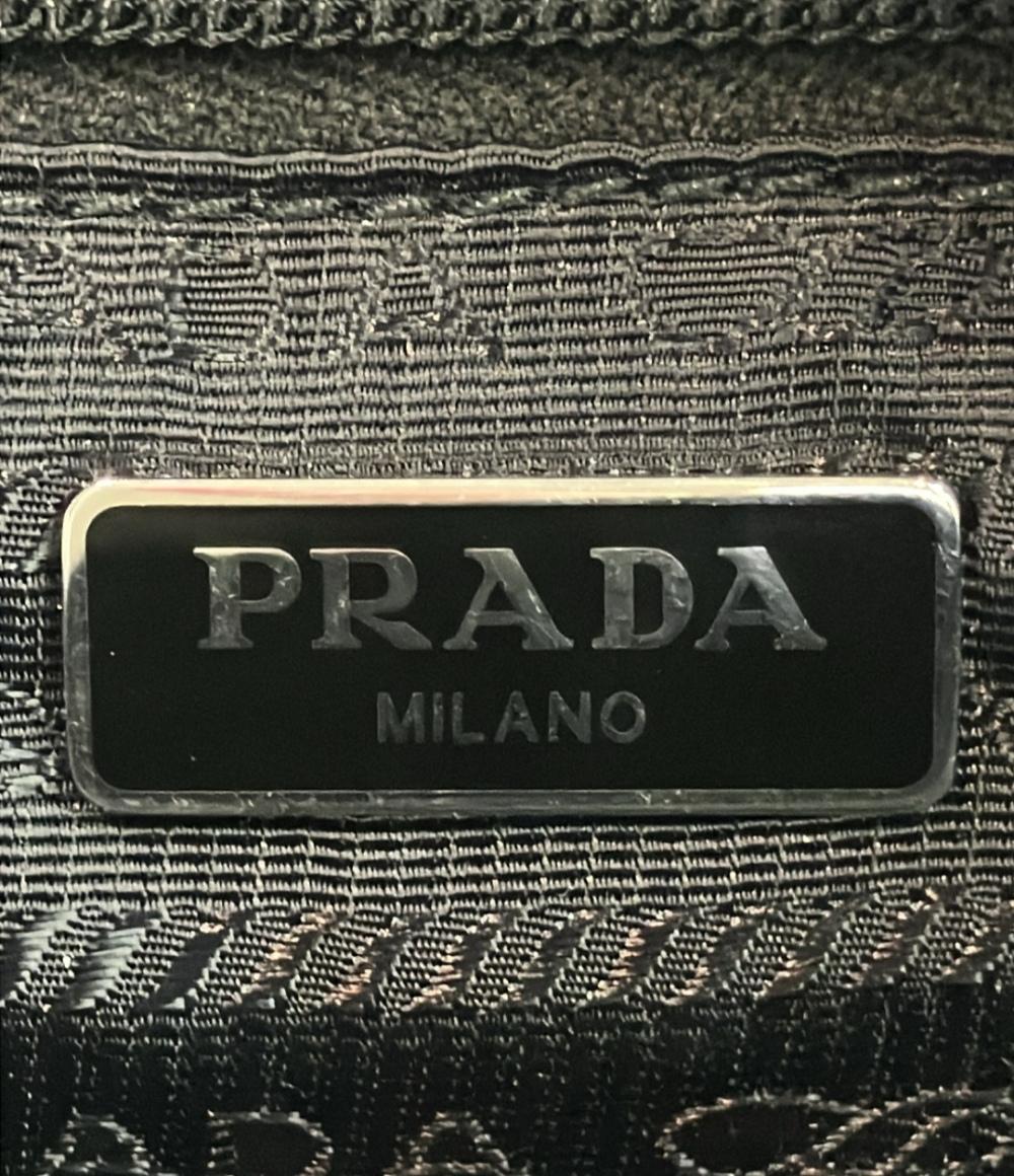 PRADA ナイロン ポーチ 三角プレート レディース プラダ