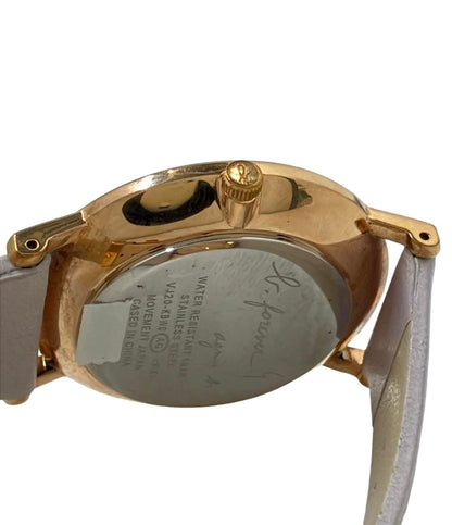 アニエスベー 腕時計 クオーツ ホワイト VJ20-KBW0 レディース agnes b.