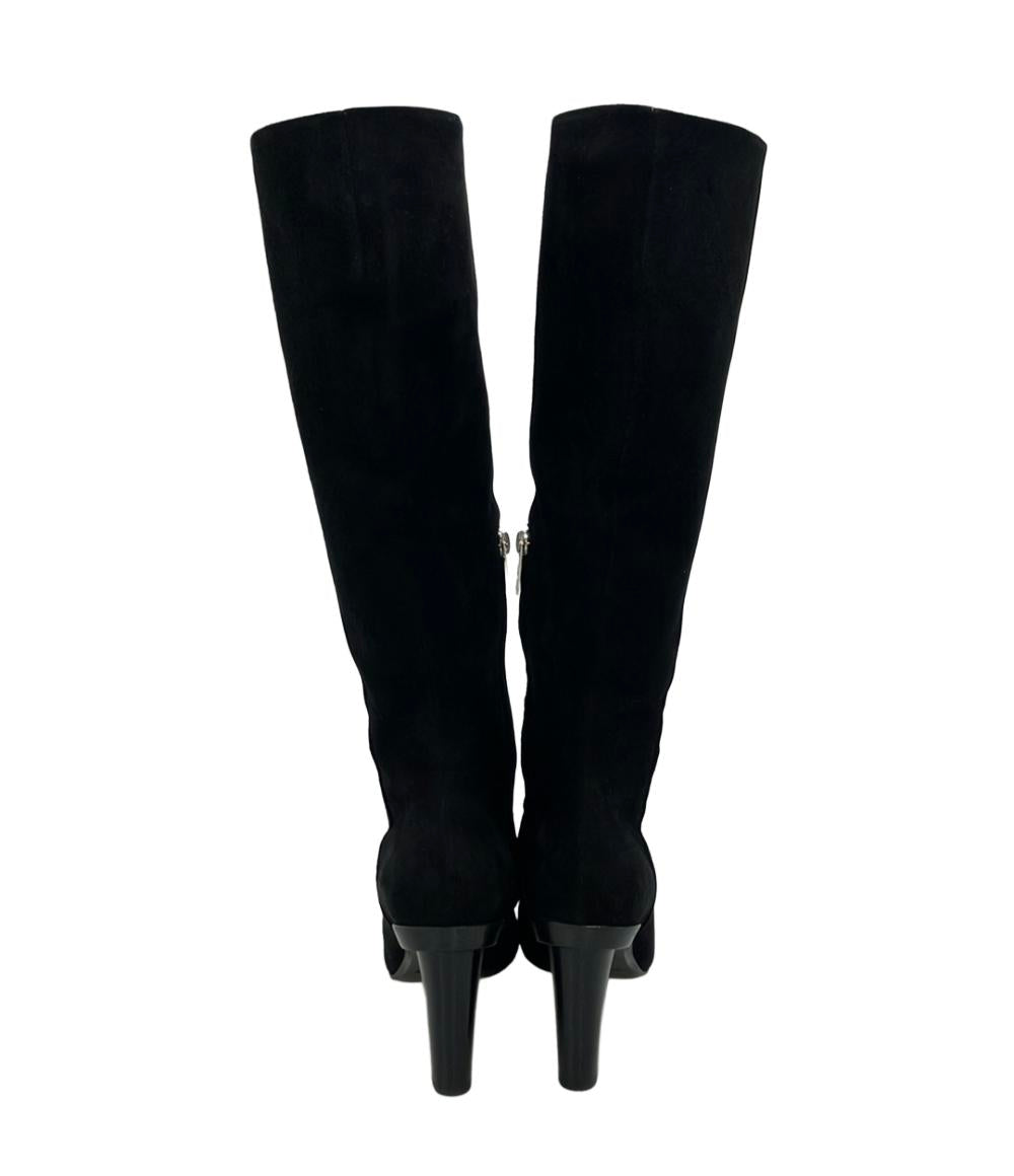 HERMES ロングブーツ シルバー金具 レディース SIZE 36.5 (24cm
