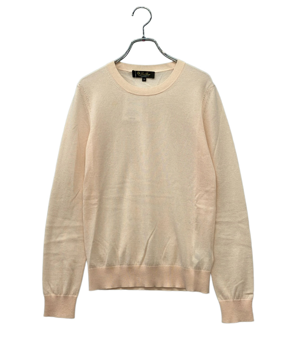 Loropiana ネオ・ピウマ・クルーネック カシミヤニット FAM9049 レディース SIZE 38 (S) ロロ・ピアーナ