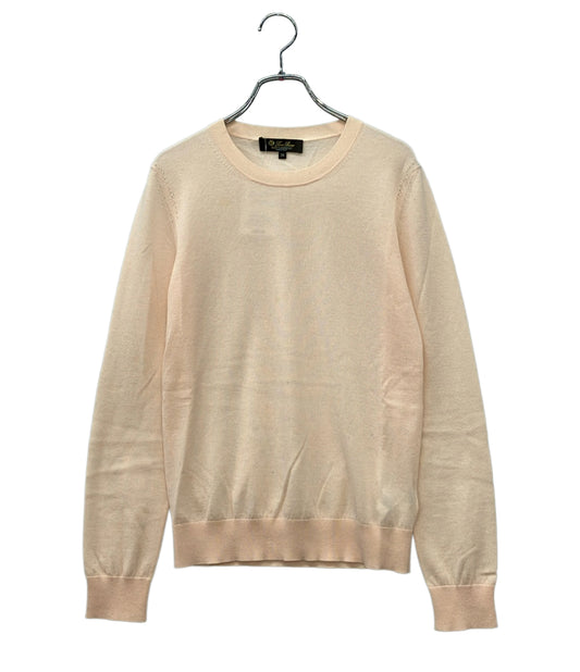 Loropiana ネオ・ピウマ・クルーネック カシミヤニット FAM9049 レディース SIZE 38 (S) ロロ・ピアーナ