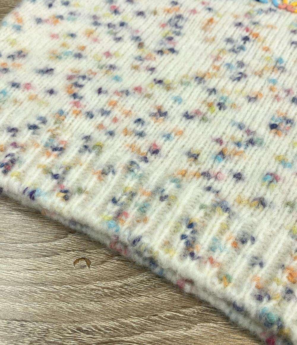 LOEWE 半袖ニット ショートスリーブ セーター ウール アルパカ ブレンド S359Y55K26 レディース SIZE M ロエベ