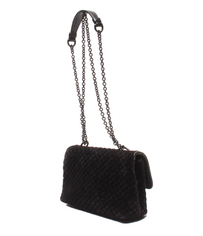 BOTTEGA VENETA チェーンショルダーバッグ 肩掛け ベロア レディース ボッテガ・ヴェネタ