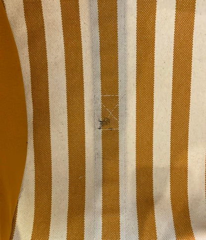 HERMES トートバッグ キャンバス ストライプ カンヌMM レディース エルメス