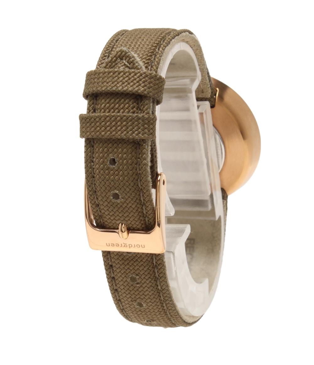 美品 ノードグリーン 腕時計 インフィニティ INFINITY クオーツ ホワイト レディース Nordgreen