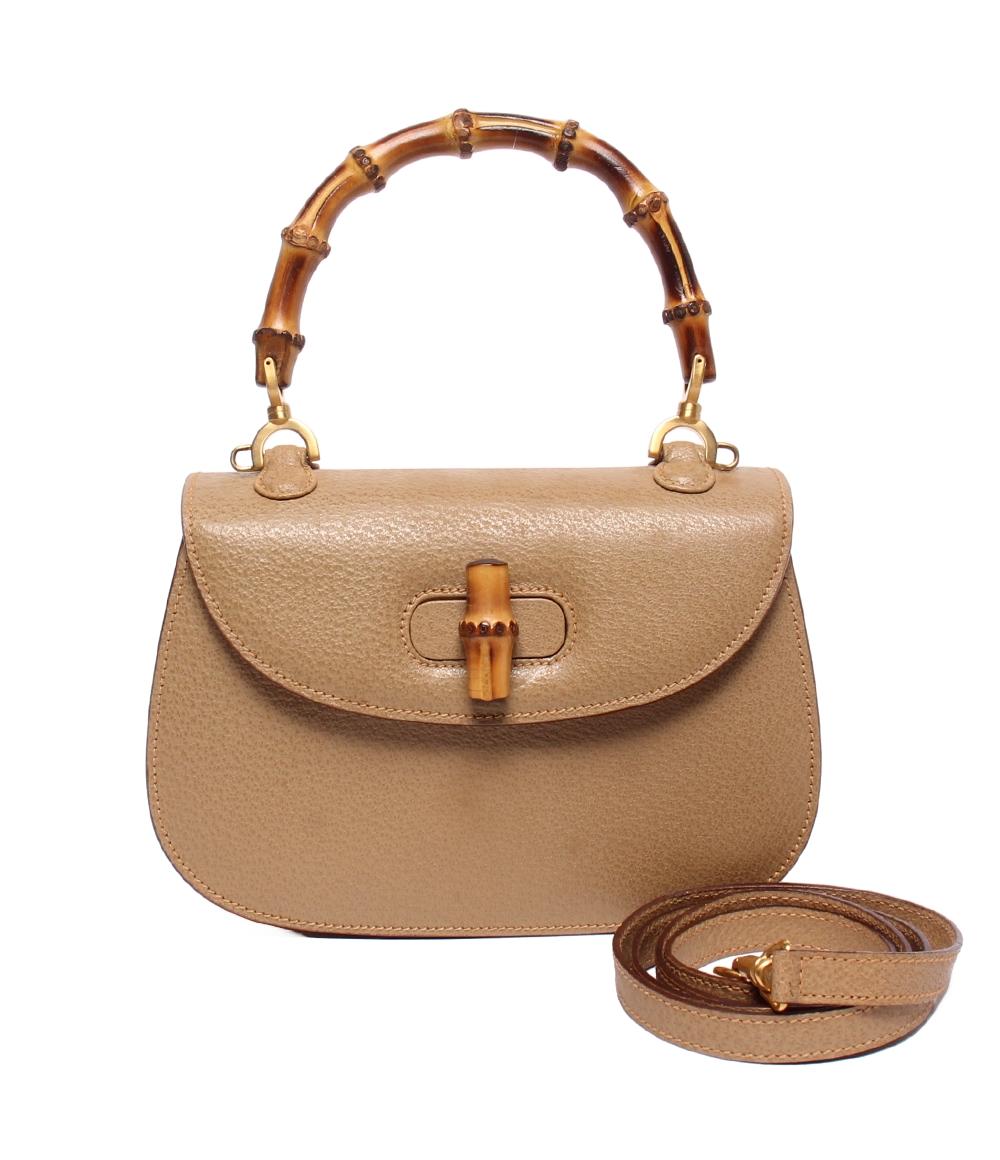 GUCCI 2WAYハンドバッグ ショルダーバッグ 肩掛け バンブー 000 1014