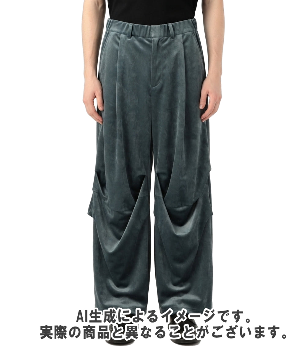美品 TAAKK ベルベットデザイン イージーパンツ メンズ SIZE 1 ターク