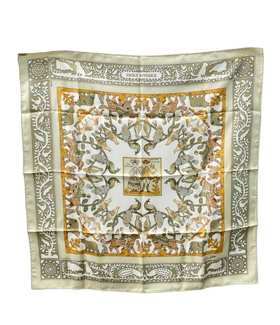 HERMES スカーフ シルク100% カレ90 EARLY AMERICA レディース エルメス