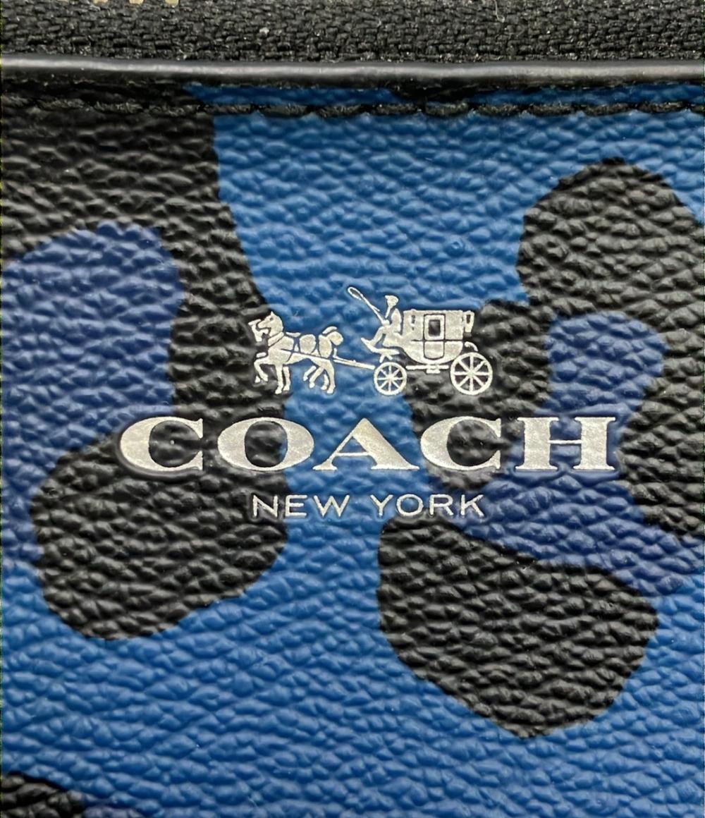 COACH ポーチ レオパード プリント コーナー ジップ リストレット F64238 レディース コーチ