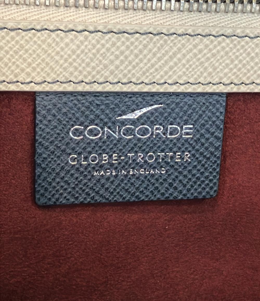 美品 GLOBE TROTTER 2way ブリーフケース ビジネスバッグ ショルダーバッグ 斜め掛け CONCORDE メンズ グローブトロッター