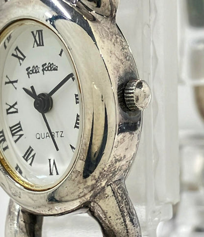 フォリフォリ 腕時計 クオーツ ホワイト レディース Folli Follie