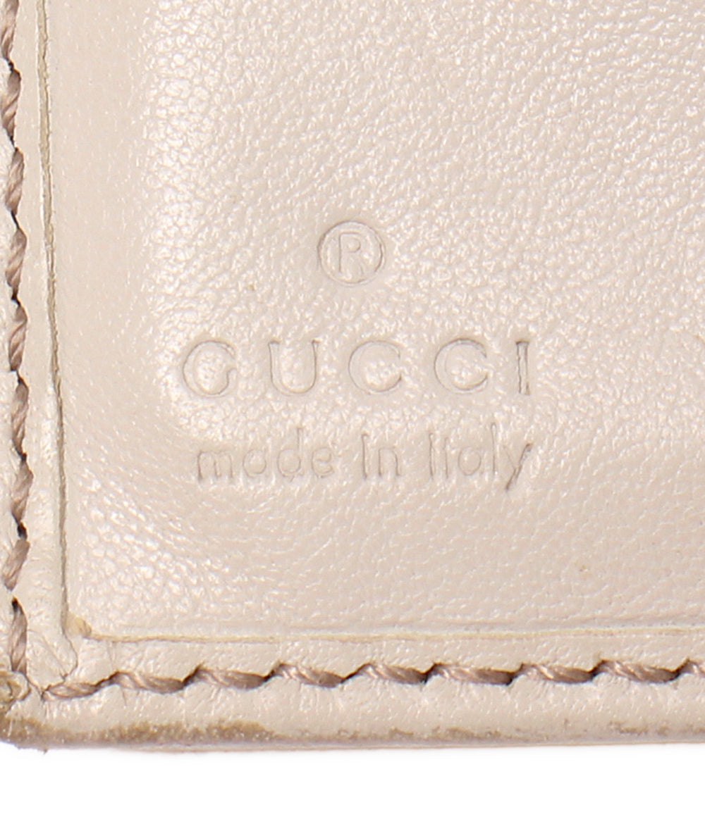 訳あり GUCCI Wホック二つ折り財布 GGキャンバス 203548 2091 レディース グッチ