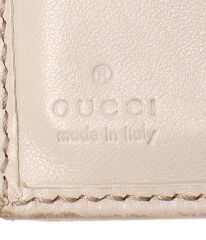 訳あり GUCCI Wホック二つ折り財布 GGキャンバス 203548 2091 レディース グッチ