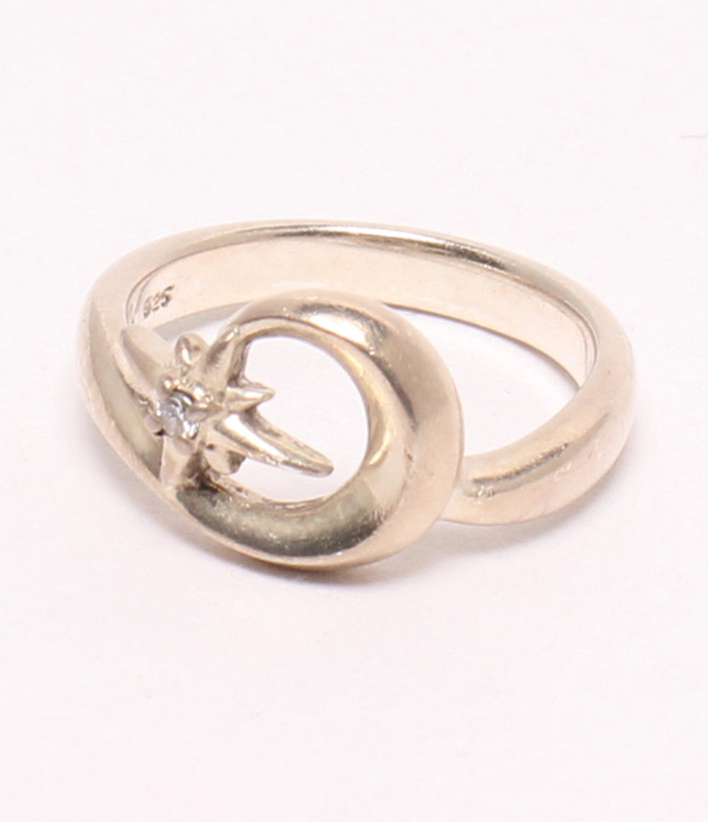 STAR JEWELRY ピンキーリング 指輪SV925 ダイヤ 0.01ct レディース SIZE 1号 スタージュエリー