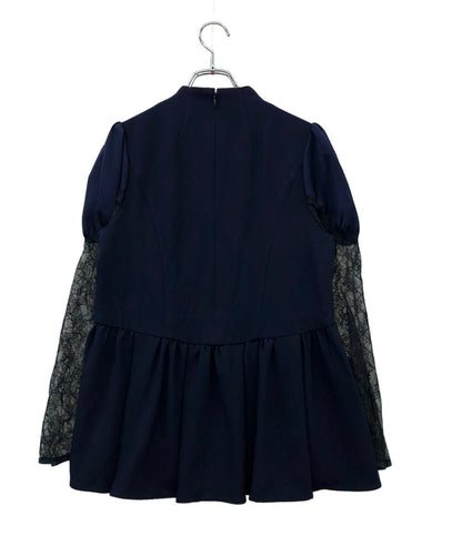 arobe 長袖ブラウス Tシャツ カットソー Pearl Sleeve Lace Blouse 1010300 レディース SIZE 2 (M) アローブ