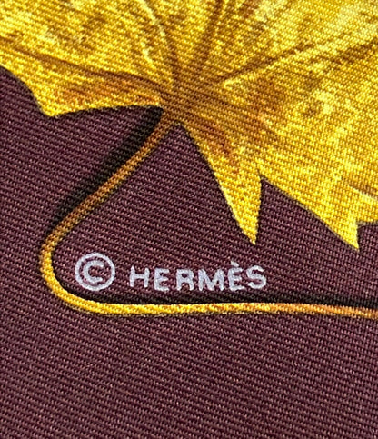 美品 HERMES スカーフ カレ90 シルク100% A WALK IN THE PARK レディース エルメス