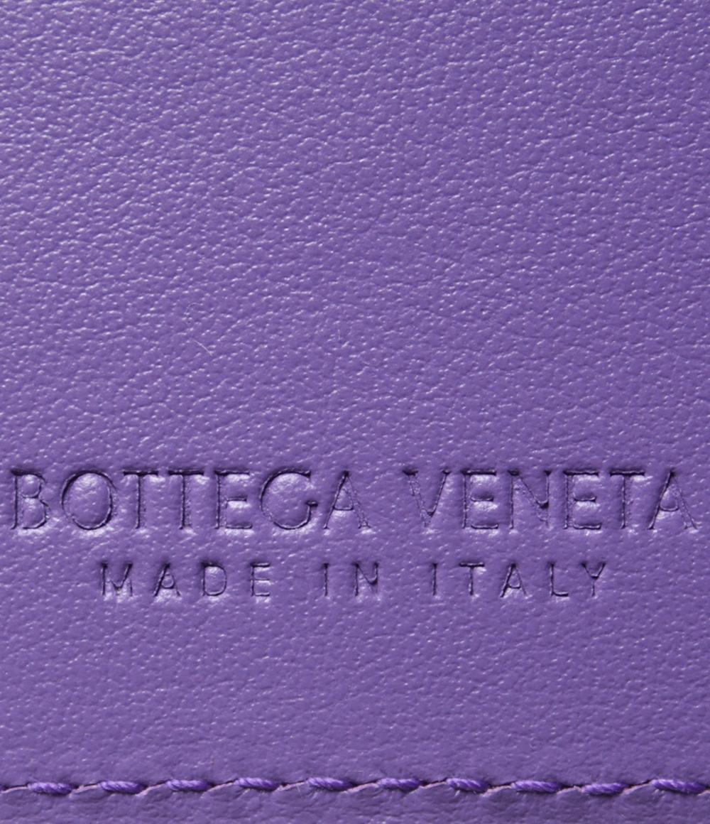 美品 BOTTEGA VENETA 二つ折り財布 イントレチャート レディース ボッテガ・ヴェネタ