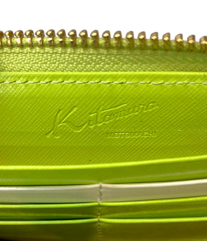 美品 キタムラ ラウンドファスナー長財布 レディース Kitamura