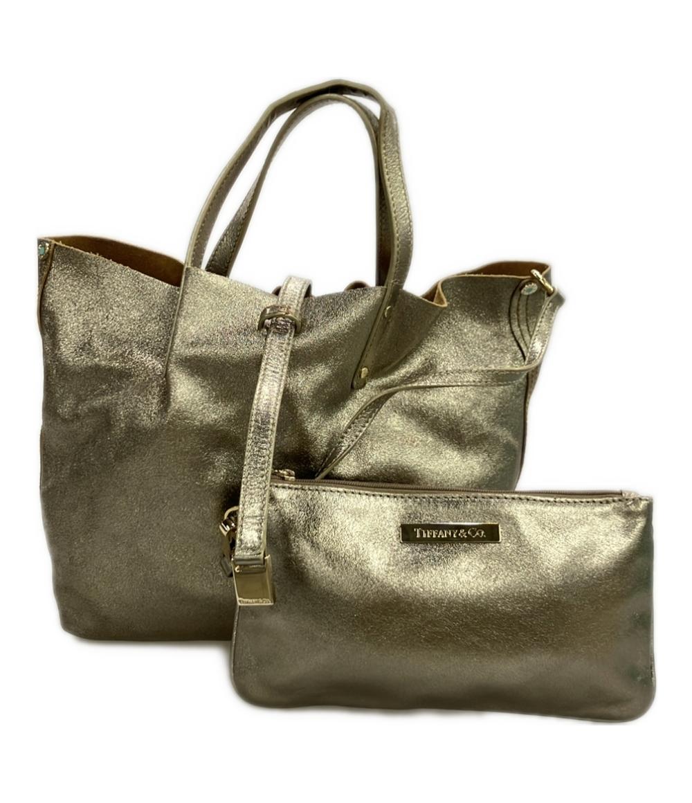 TIFFANY&Co. ハンドバッグ リバーシブル レザー レディース ティファニー