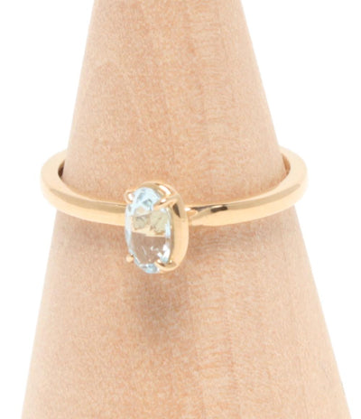 美品 リング 指輪 K10 ブルートパーズ レディース SIZE 10号