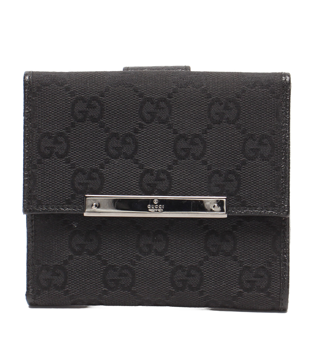 GUCCI Wホック 二つ折り財布 GGキャンバス 112664 1408 メンズ レディース グッチ