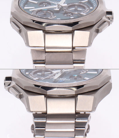 CASIO 腕時計 ブルートゥース搭載 オシアナス OCEANUS ソーラー電波 グリーン OCW-T6000 メンズ カシオ