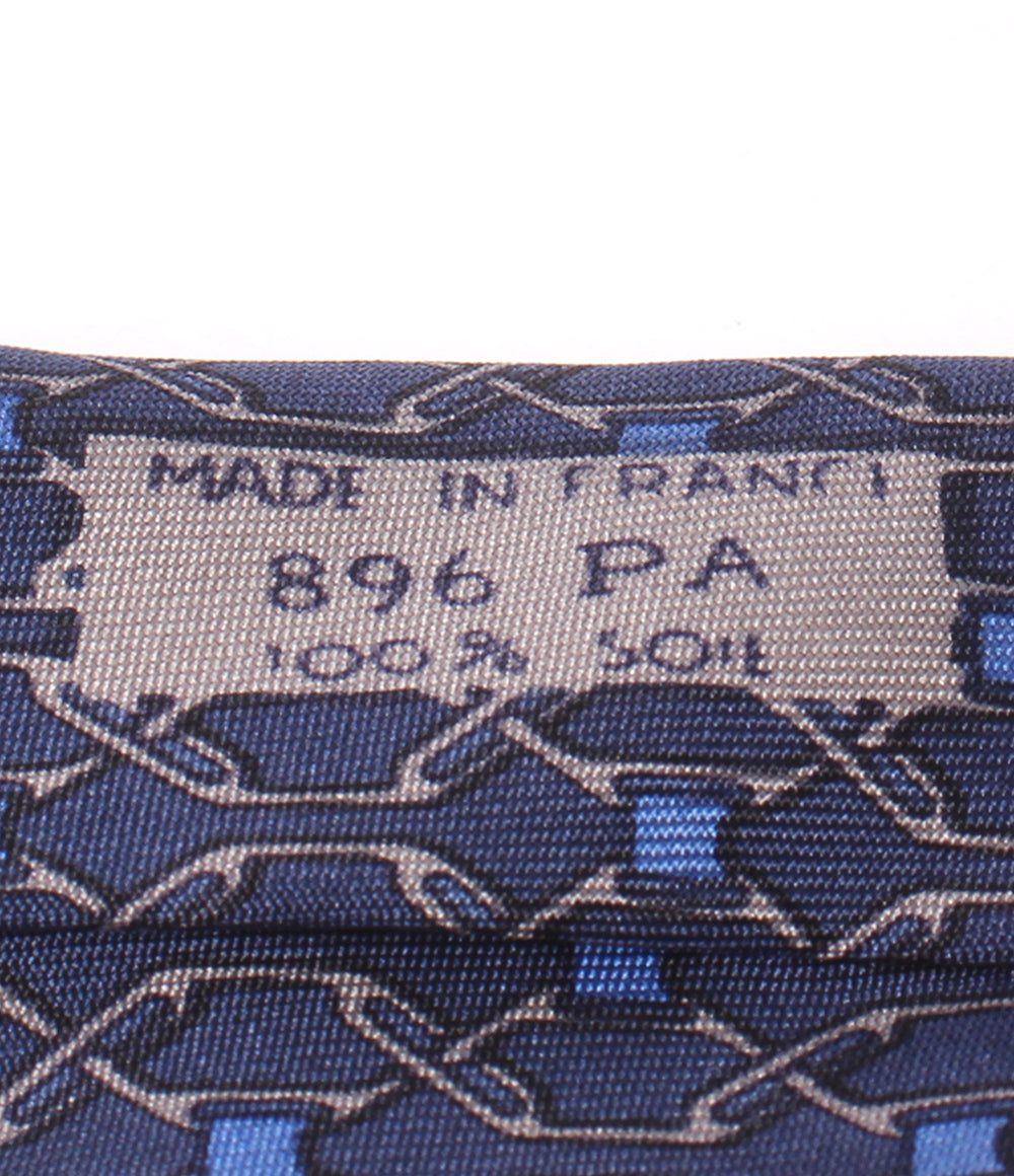 HERMES ネクタイ シルク100% メンズ エルメス