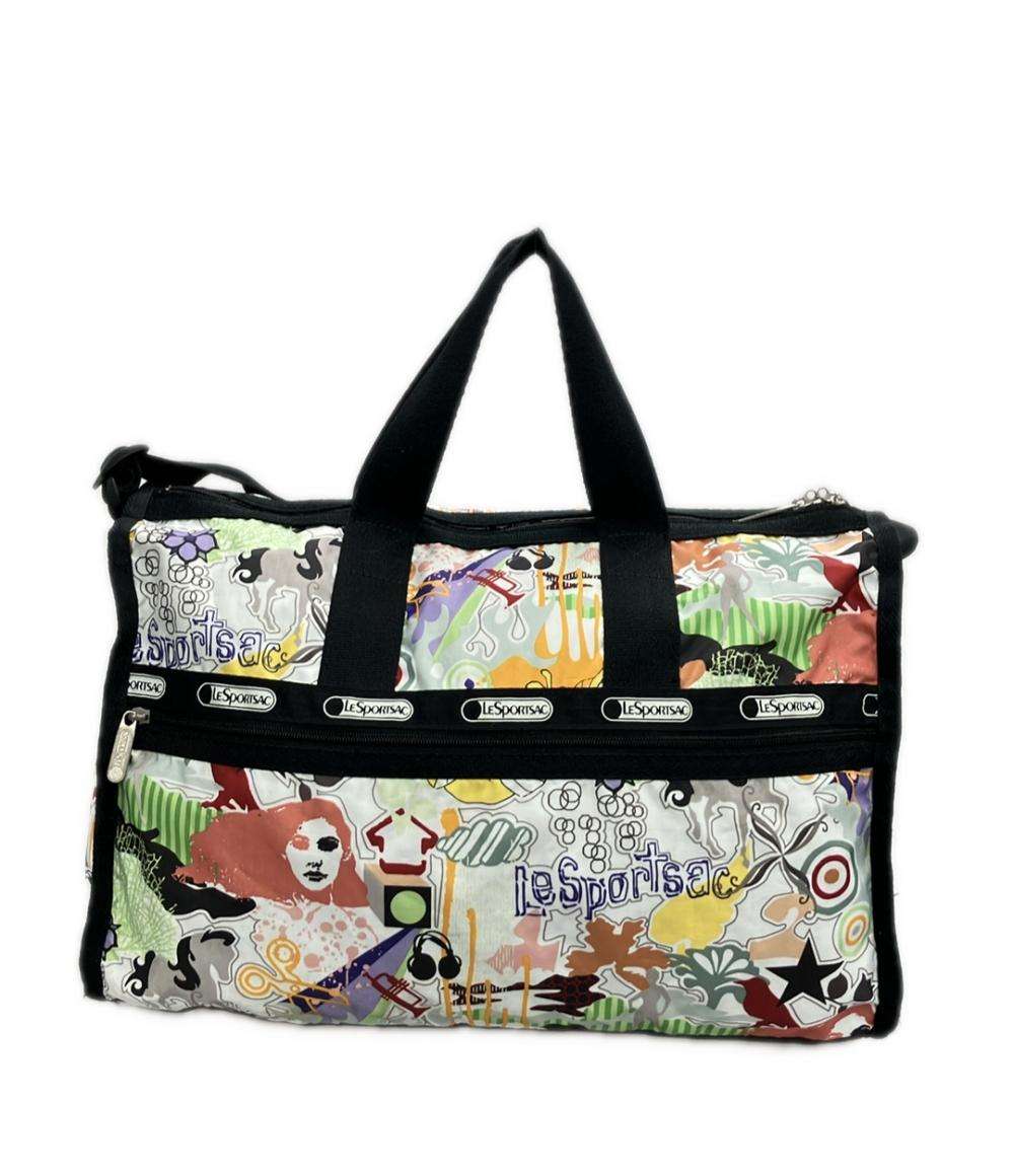 LeSportsac 2way ハンドバッグ ショルダーバッグ 肩掛け 花柄 植物柄