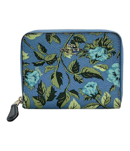 コーチ ラウンドファスナー二つ折り財布 スリーピングローズプリント 66635 レディース COACH