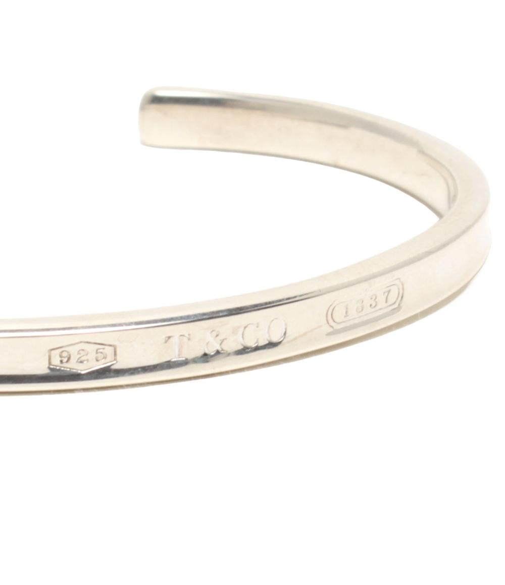 美品 TIFFANY&Co. バングル SV925 1837 ナロー レディース ティファニー
