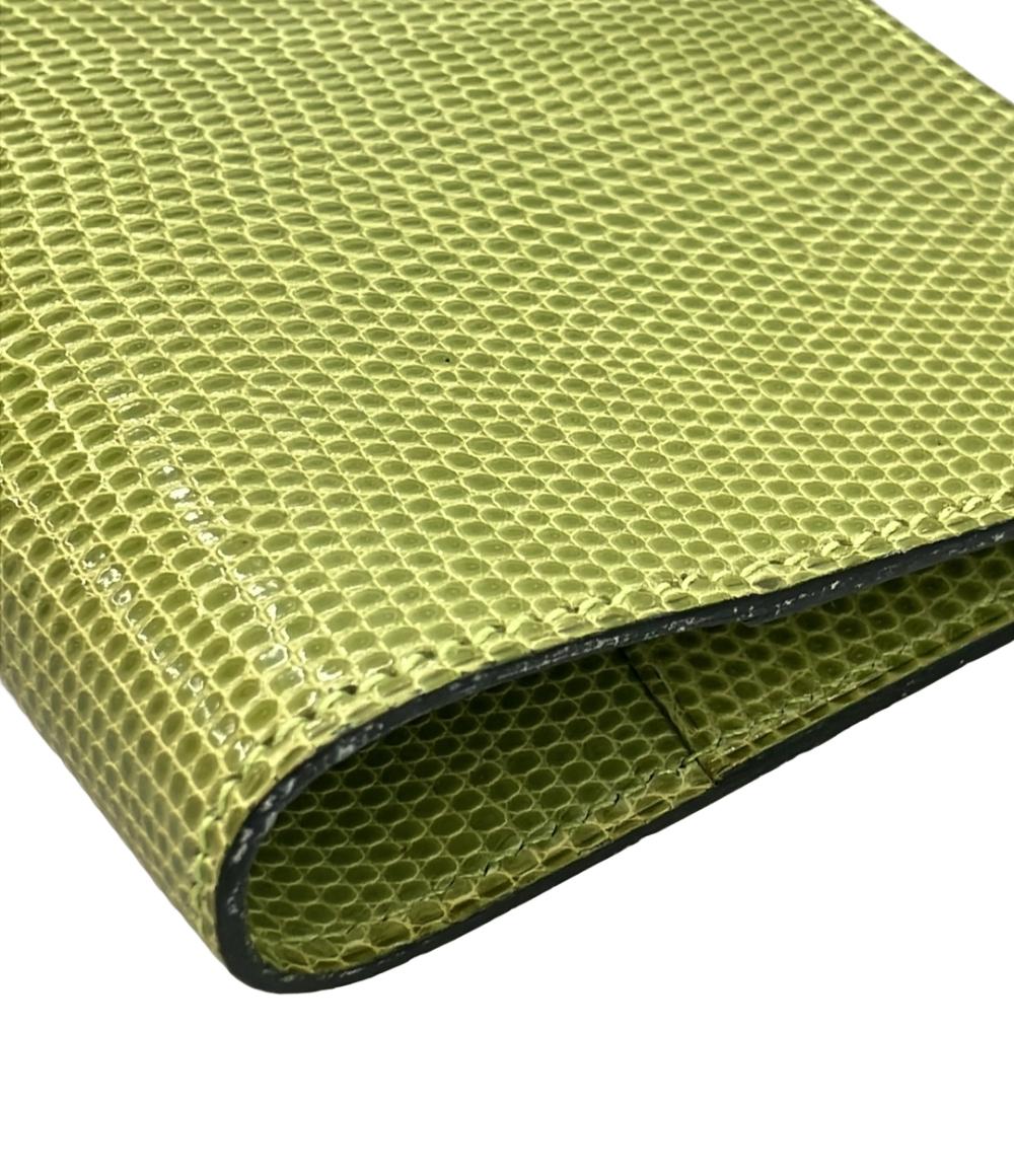 HERMES 手帳カバー ▫︎F刻印 シルバー金具 リザード アジェンダ レディース メンズ エルメス