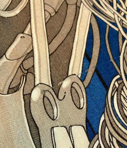 HERMES スカーフ カレ100 ROBOCABAR メンズ エルメス