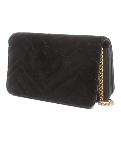 グッチ 2way クラッチバッグ チェーンショルダーバッグ 斜め掛け GGマーモント 488426 525040 レディース GUCCI