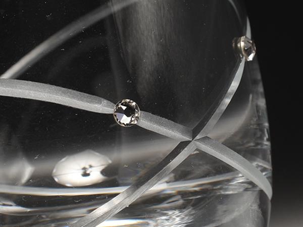 美品 WEDGWOOD グラス タンブラー 2点セット ペア プロミシス ウィズディスリング ウエッジウッド