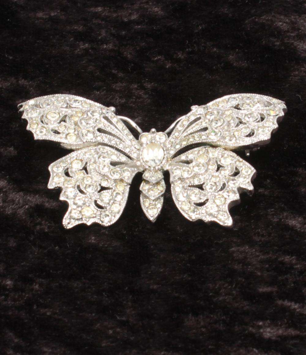 Attwood and Sawyer ブローチ バタフライモチーフ レディース