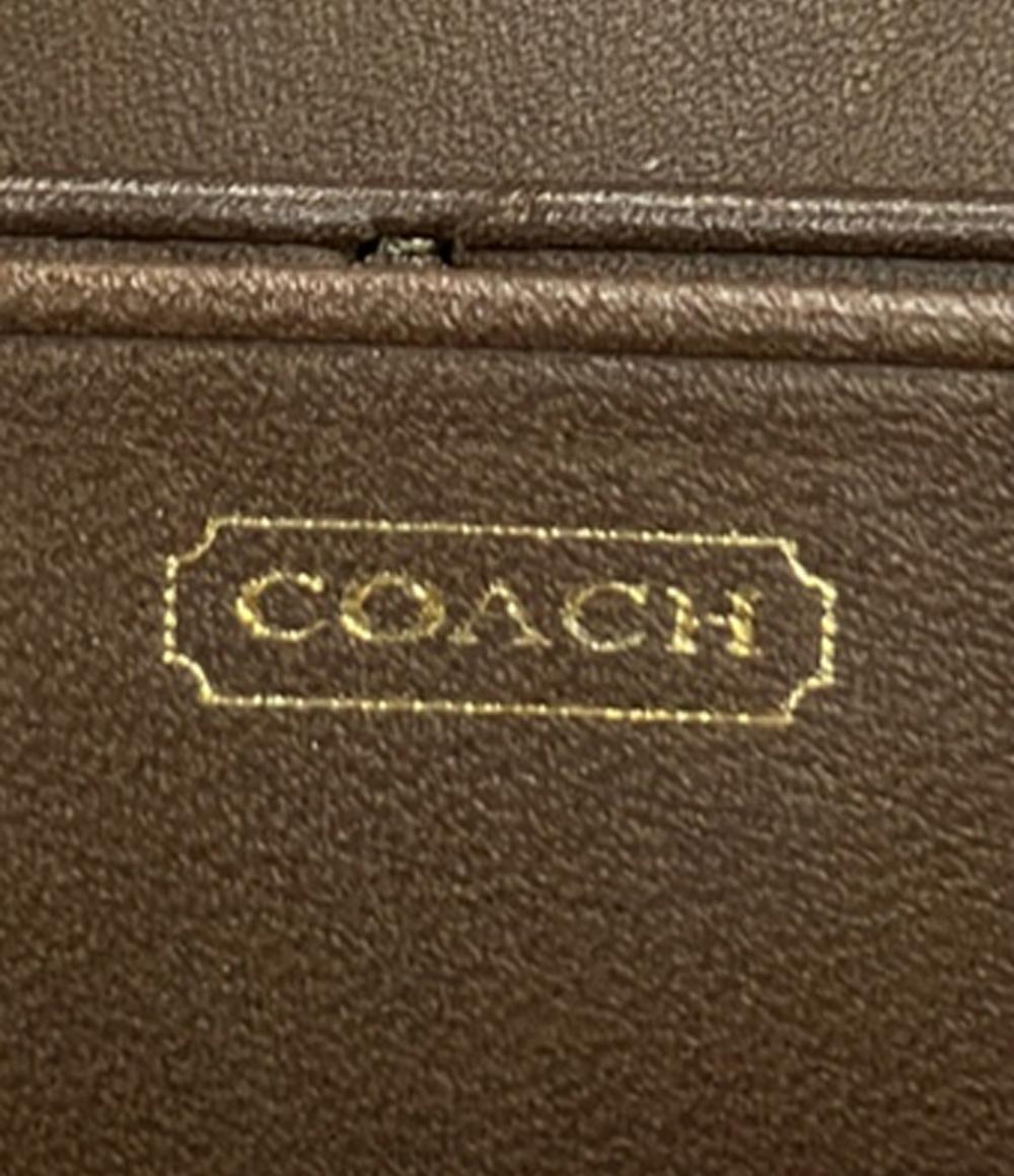 コーチ ラウンドファスナー長財布 シグネチャー レディース COACH