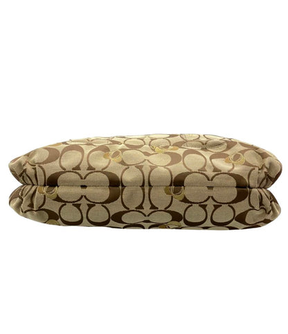 COACH トートバッグ ショルダーバッグ 肩掛け ポピー ラージシグネチャー F18711 レディース コーチ