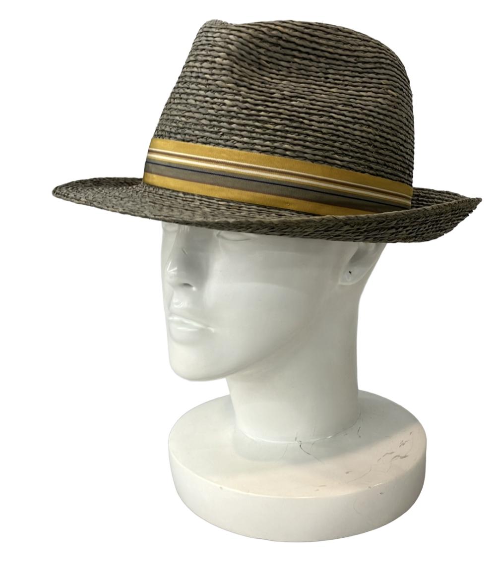 美品 カミンスキーエックスワイ 麦わら帽子 ストローハット レディース SIZE M KAMINSKI XY