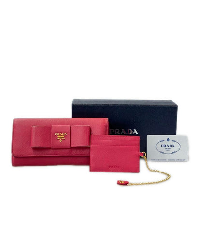 二つ折り長財布 カードケース付き レディース