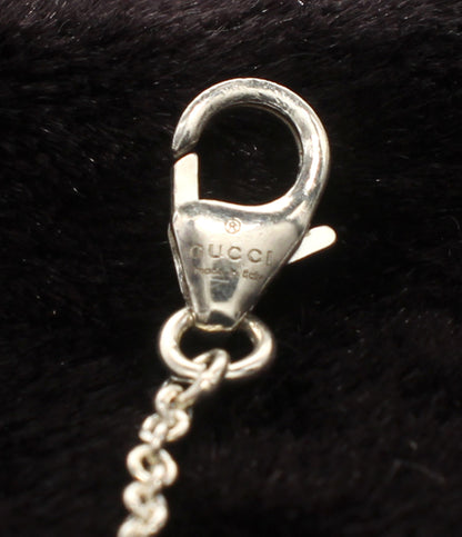 GUCCI ネックレス ブレスレット SV925 カラーストーン フラワーモチーフ 花モチーフ 2点セット レディース グッチ