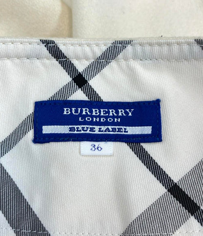 バーバリーブルーレーベル ウール ミニスカート レディース SIZE 36 (S) BURBERRY BLUE LABEL