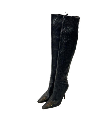 GUCCI ロングブーツ パイソン レディース SIZE 36 C (23cm) グッチ