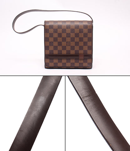 LOUIS VUITTON ショルダーバッグ 肩掛け トライベッカ ミニ ダミエ エベヌ N51162 レディース ルイ・ヴィトン